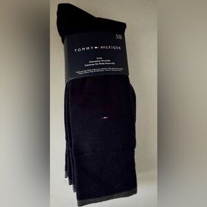 Tommy Hilfiger Black Casual Socks Essential Comfort